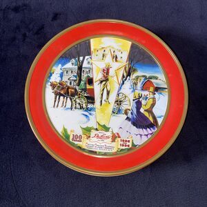 Collin Street Bakery 100 Year Anniversary Fruitcake Tin 1996 Corsicana Texas